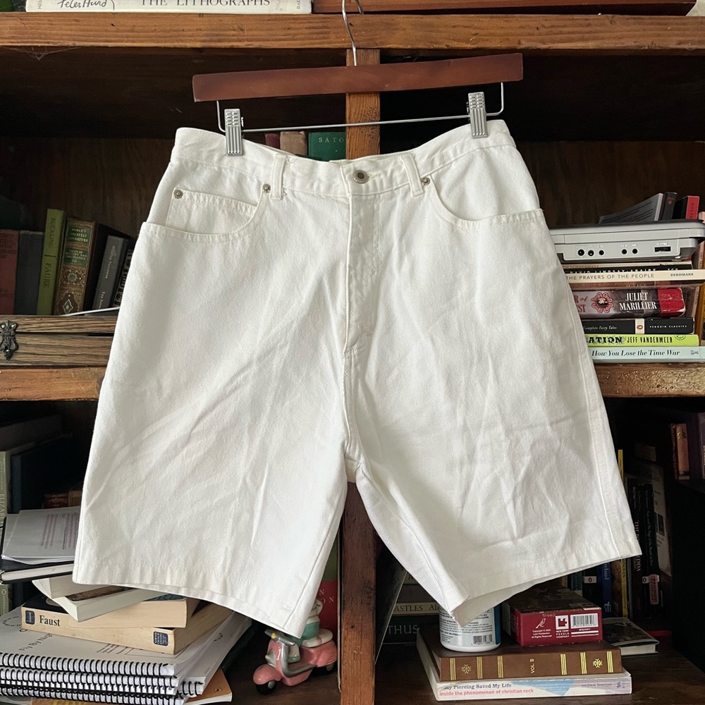 High Waist White Women’s Shorts